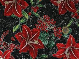 Winter Blooms Onyx Silver