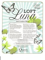 Luna Loft Soft Comfort Blend Queen 90 x 108